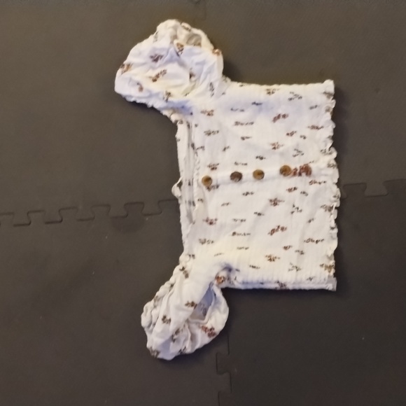 White floral crop top - Picture 1 of 2